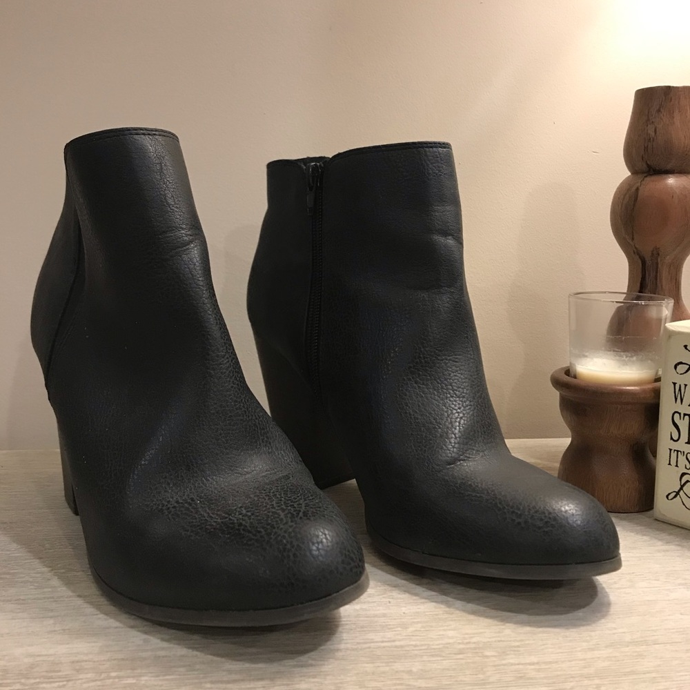 Black Bootie Heels